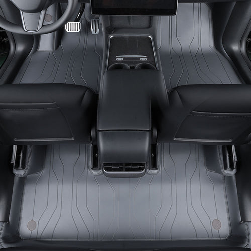 custom leather with embroidery car floor mats