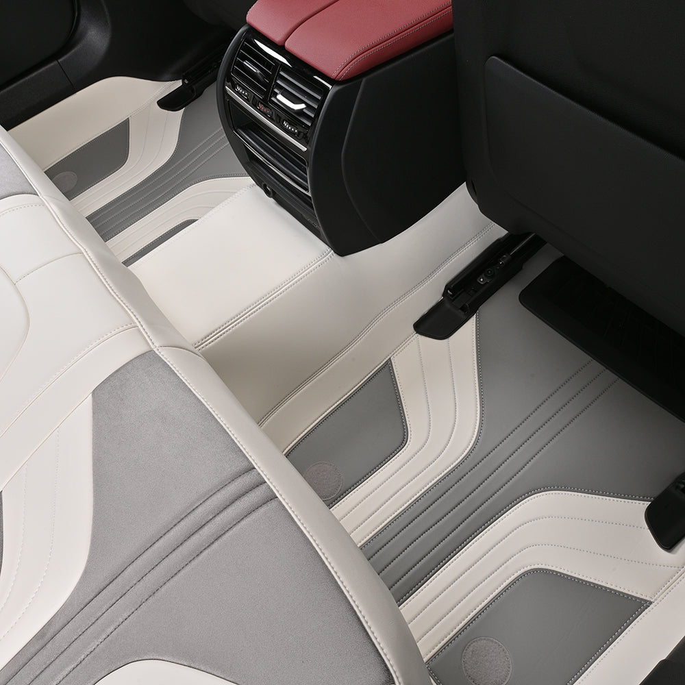 custom fit leather rear car floor mat car mat