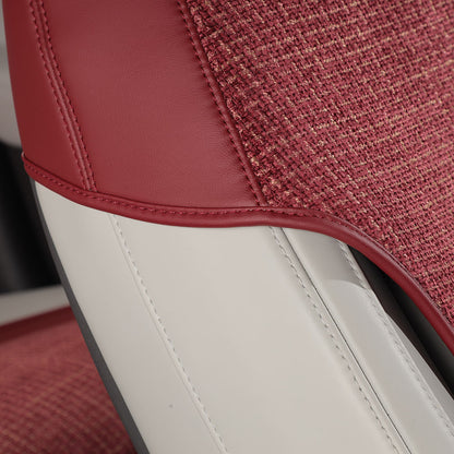 custom fit protection red cotton linen shoulder seat cover for nio