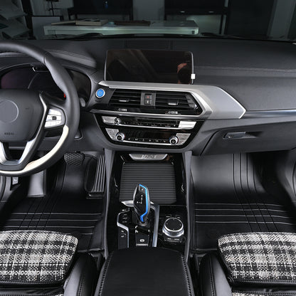 custom front leather car floor mat carmat for bmw