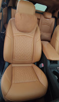 custom leather car seat cover with diamond pattern for Cadillac XT4