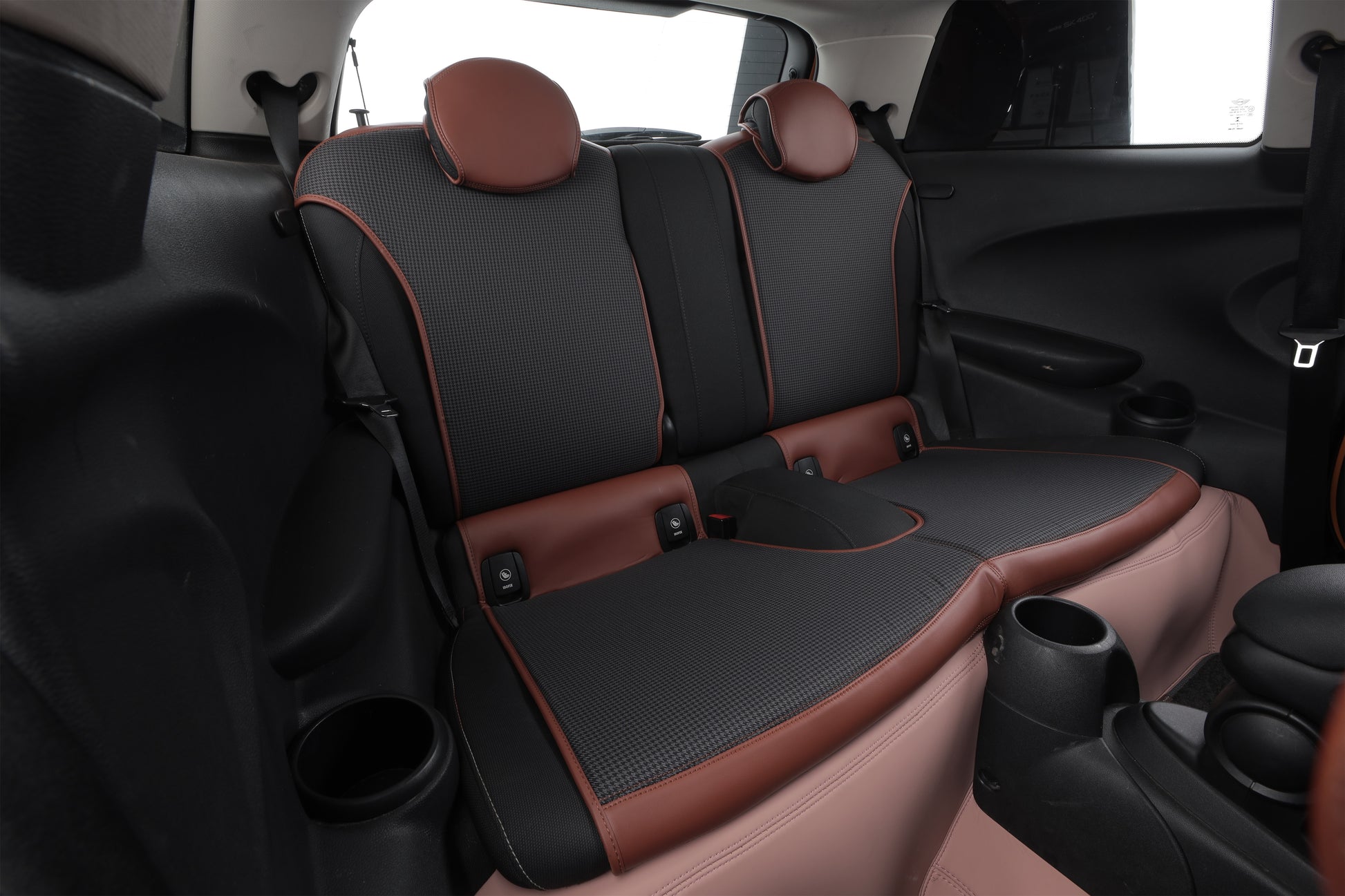 custom leather rear seat cover for bmw