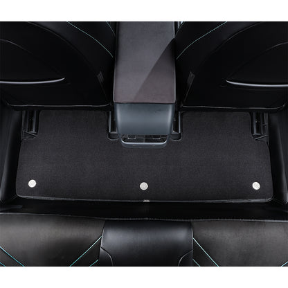 custom made leather car_floor_mats for tesla