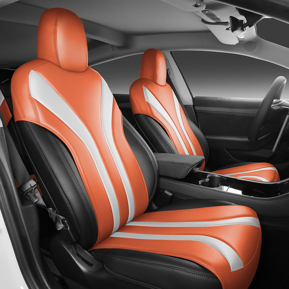 Bespoke Master Custom Fit PVC Nappa Leather No.7 GULF SERIES Car Seat Cover