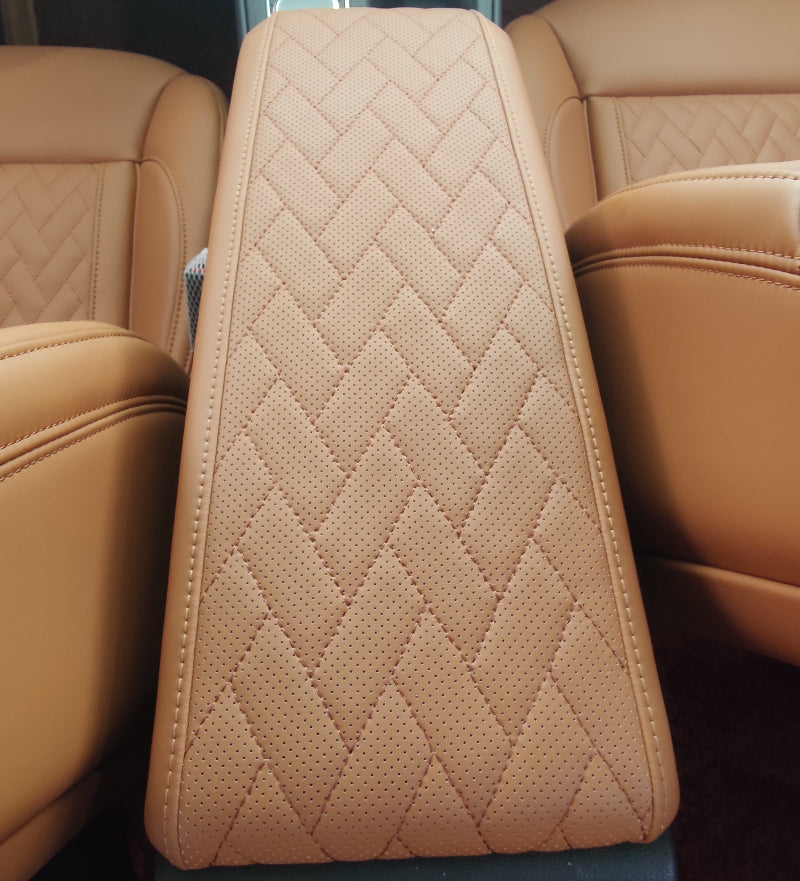 diamond stitching armrest cover for Cadillac XT4