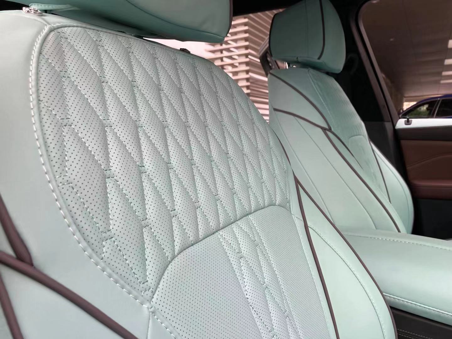 diamond stitching perforated ventilation seat cover for bmw x7