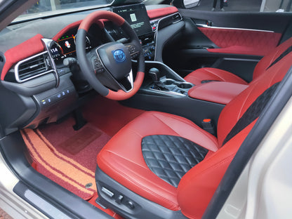 diamond stitching seat cover for toyota camry