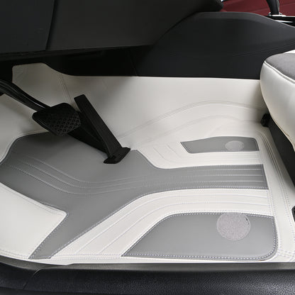 driver leather car floor mat for bmw