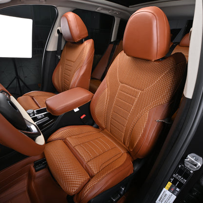 ice linen fabric car seat cover for bmw