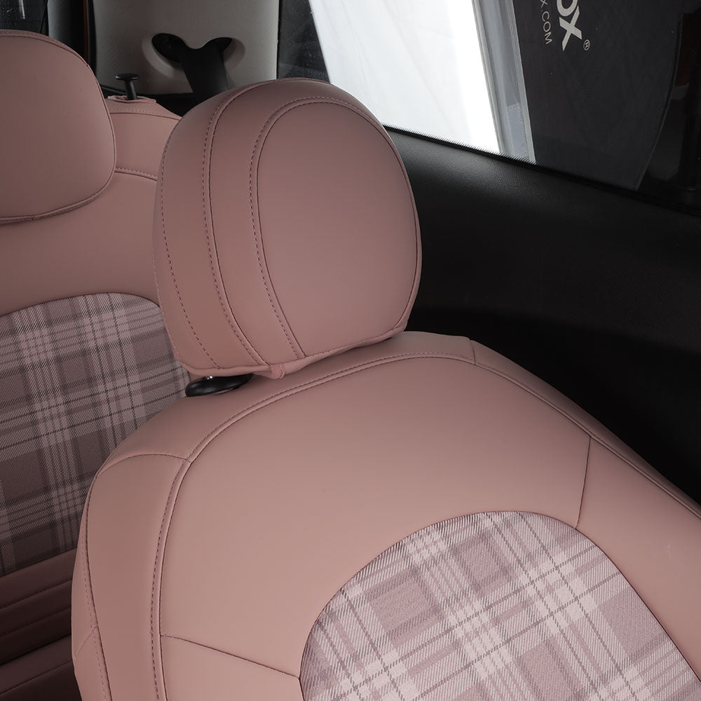 leather and fabric car seat cover full set for bmw