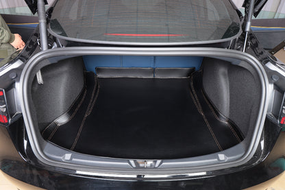 nappa leather cargo trunk mat