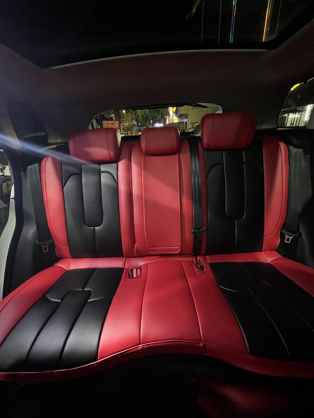 nappa leather rear seat car seat cover for land rover ranger