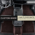 nylon material carpet leather car floor mat for audi