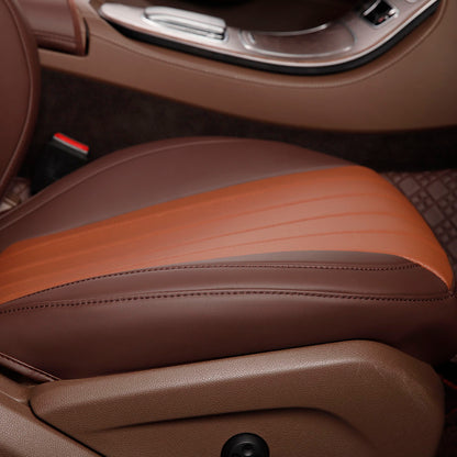 only coffee leather seat cover for bmw