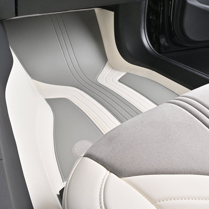 passenger leather car floor mat for bmw
