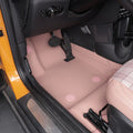 pink leather driver car floor mat car mat for bmw