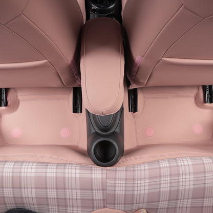 pink leather rear car floor mat car mat for bmw