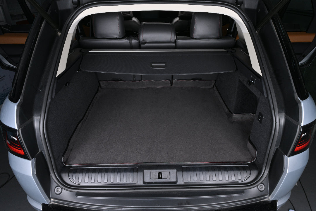 premium alcantara cargo trunk mat