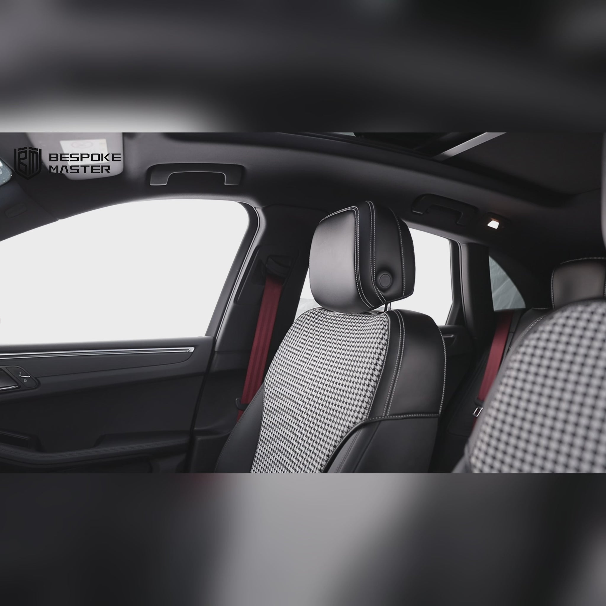 narrow version car seat cover for porsche