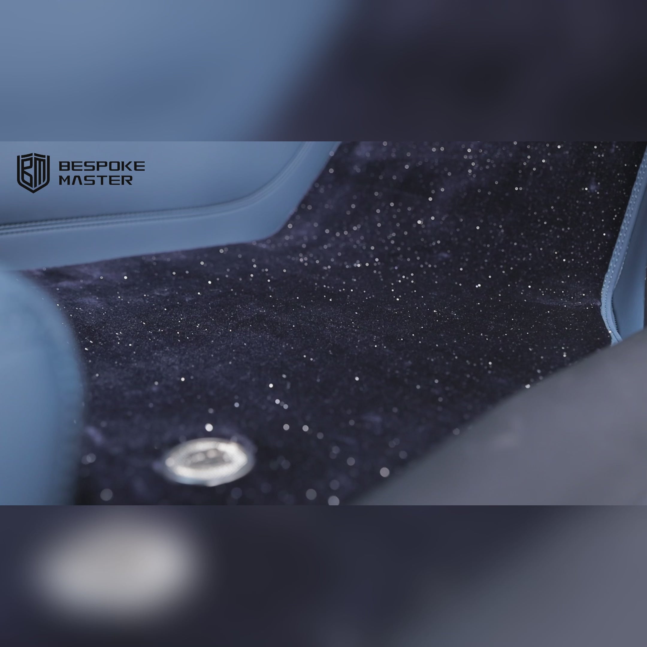 blue cashmere car floor mat car mat