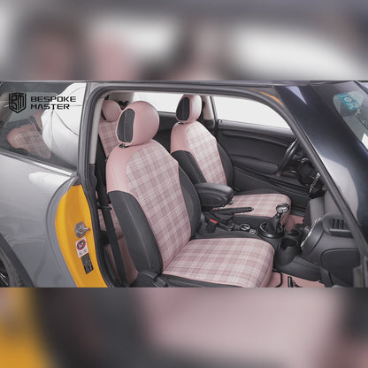 half coverage fabric seat cover for bmw mini