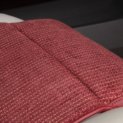 protection red cotton linen seat cover for nio