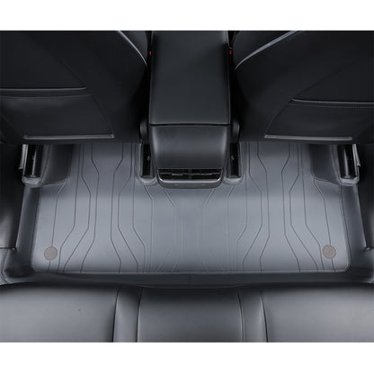 rear leather car floor mats for tesla