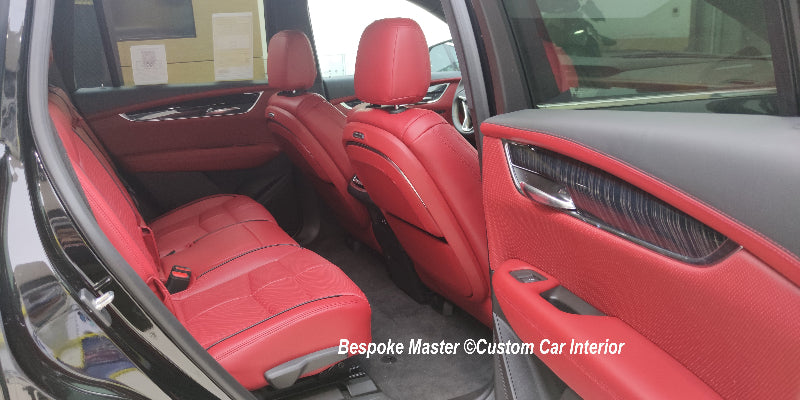 red leather seat cover for cadillac