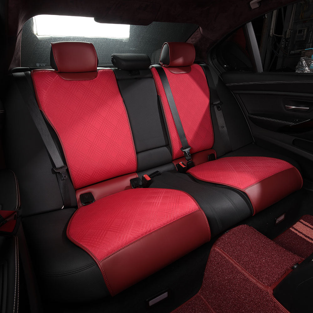 red leather silk fabric car seat cushion fot honda crv