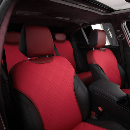 red silk car seat cover for honda crv 