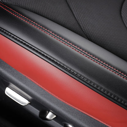 red stitching flat seat cover for xiaomi su7
