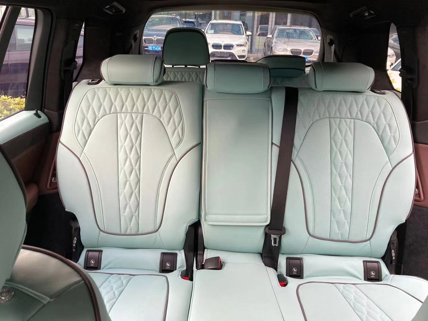 row and third seat cover for bmw x7 7seats