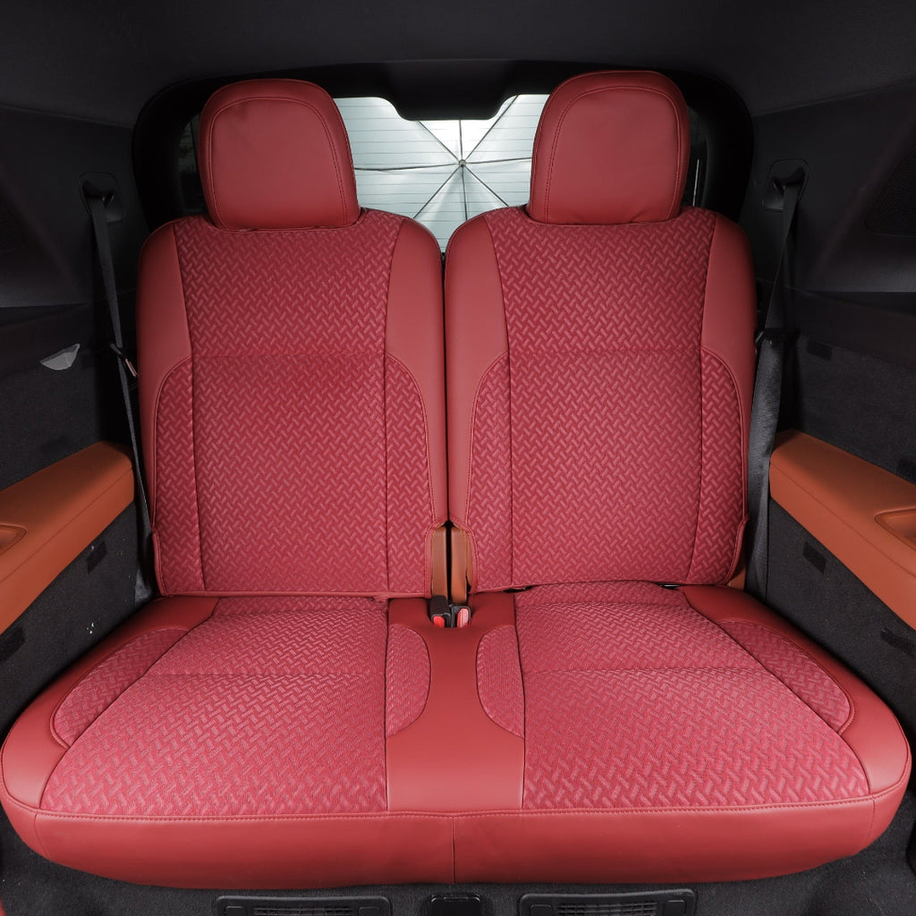 row nappa leather and silk fabric seat cover for nissan