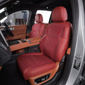 silk fabric nappa leather seat cover for nissan