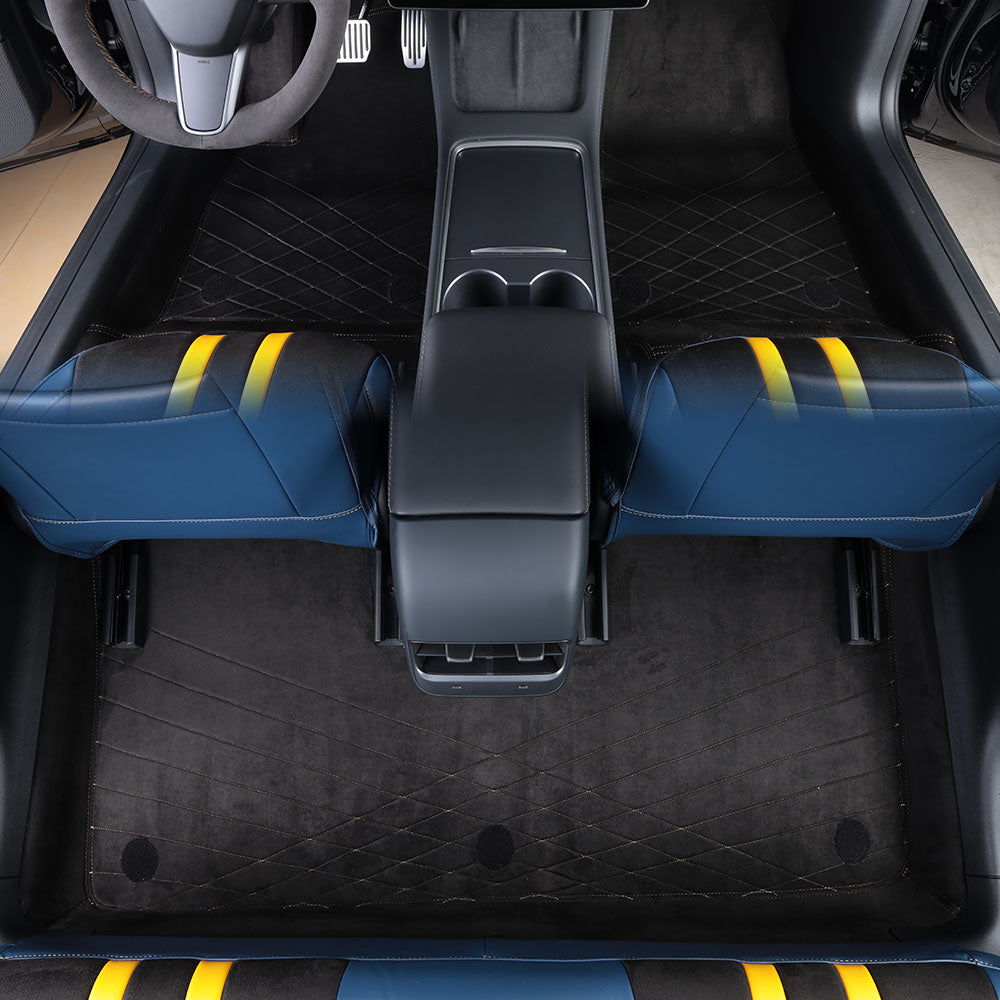 velvet suede car floor mats 