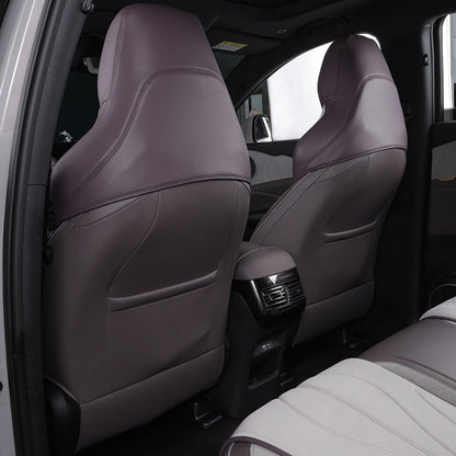 velvet suede fabric car back seat cover for byd
