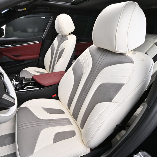 velvet suede fabric car seat cover for bmw
