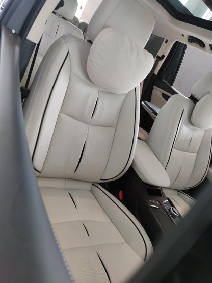 white car seat cover for cadillac